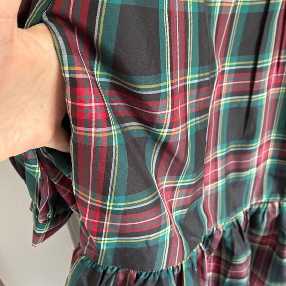 NWT Tuckernuck Palmerston dress in black and red highland plaid S - Picture 7 of 13